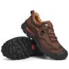 Men Hiking Shoes - Dark Brown, 39